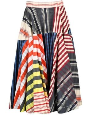 Bottega Veneta Maxi Skirts - Red