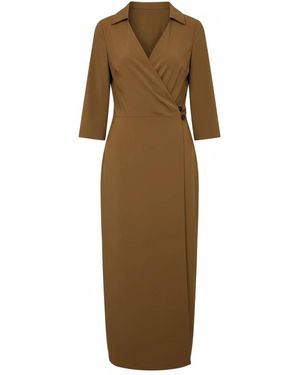 Alberta Ferretti Wrap Dresses - Natural