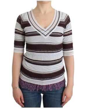 Ermanno Scervino V-Neck Knitwear - Black