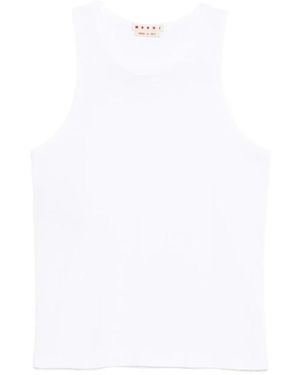 Marni Weiße Tank Top Für Frauen