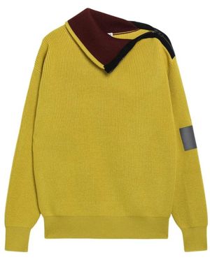 Loewe Round-Neck Knitwear - Amarillo