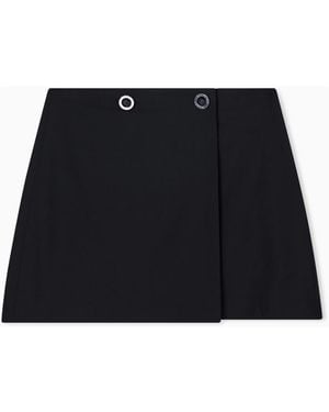 ARMANI EXCHANGE Short Skirts - Black