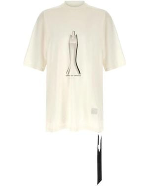 Rick Owens T-Shirts - Natural