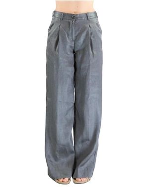 ALESSIA SANTI Wide Trousers - Grigio