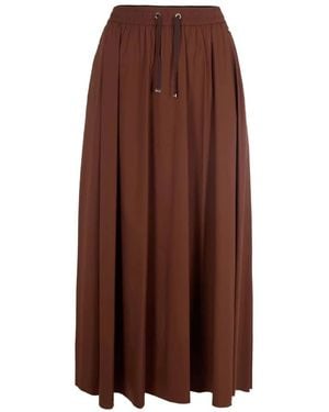 Herno Midi Skirts - Brown