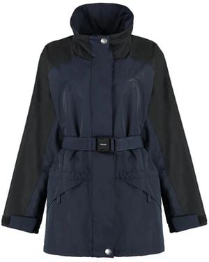 Prada Belted Coats - Azul