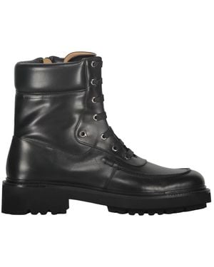 Ferragamo Lace-Up Boots - Zwart