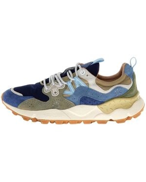 Flower Mountain Trainers - Blue