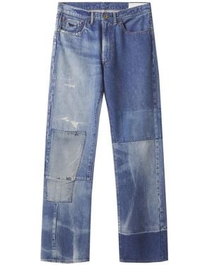 Maison Kitsuné Straight Jeans - Blu