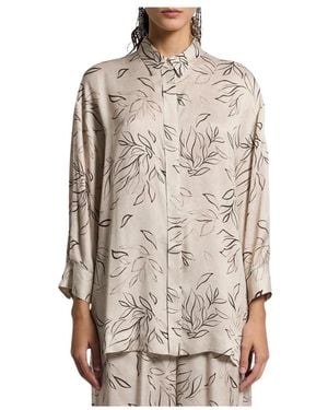 Peserico Shirts - Marrón