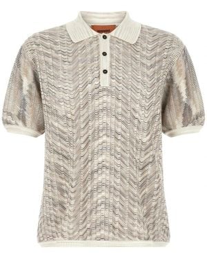 Missoni Polo Shirts - Natural