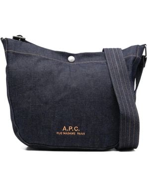 A.P.C. Cross Body Bags - Blue