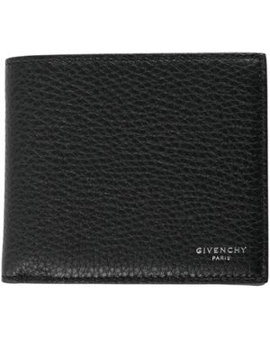 Givenchy Nieuwe 4Cc Billfold Portemonnee Met Muntvak - Zwart