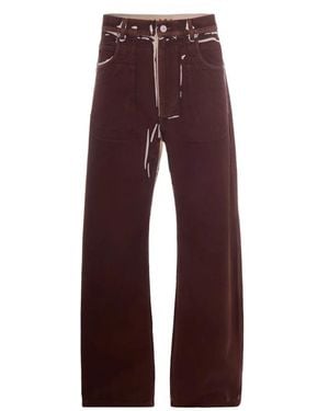 Marni Wide Jeans - Purple