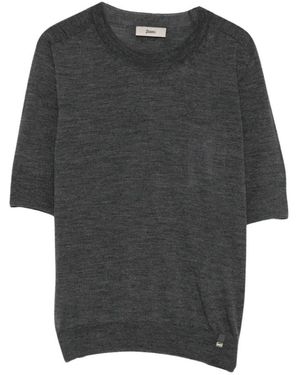 Herno Round-Neck Knitwear - Noir