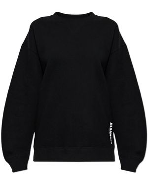 Jil Sander Logo Sweatshirt - Zwart