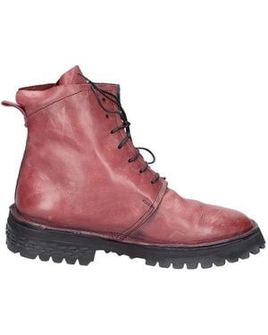 Moma Lace-Up Boots - Viola