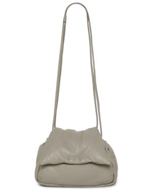 Gestuz Tassen ,Grijs ,Rock Ridge Leren Clutch