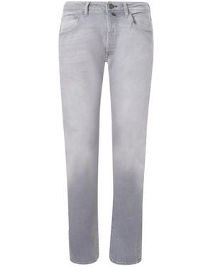 Incotex Slim-Fit Jeans - Gris