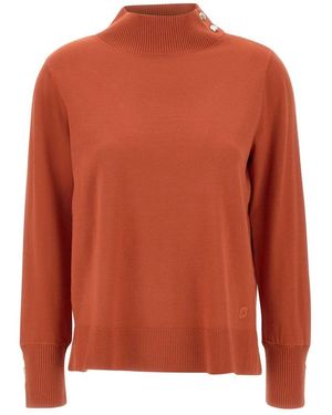 Elena Miro Turtlenecks - Orange