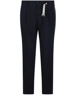 Santaniello Cropped Trousers - Blue