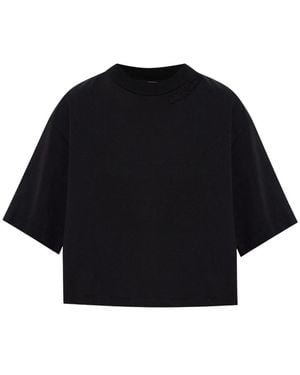 Marni Kurzes T-Shirt Mit Lockerem Schnitt - Schwarz
