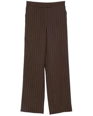 Lardini Wide Trousers - Marrón