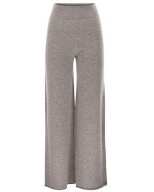Vanisé Broeken ,Grijs ,Kasjmier Wijde Broek