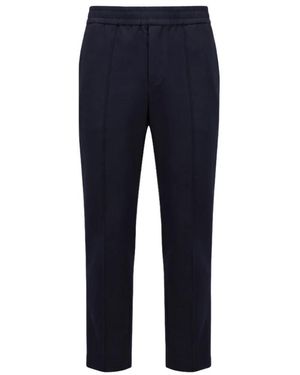 Moncler Flanellen Broek - Blauw