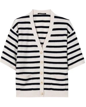Luisa Cerano Cashmere-Blend Cardigan - Zwart