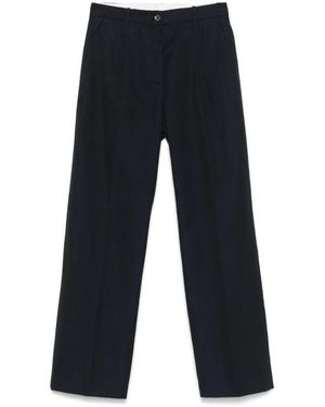 Nine:inthe:morning Straight Trousers - Blue