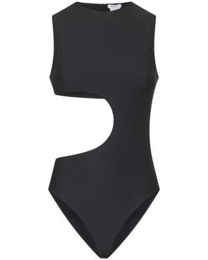 Alaïa Figurformender Einteiliger Badeanzug - Schwarz
