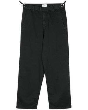 Haikure Straight Trousers - Black