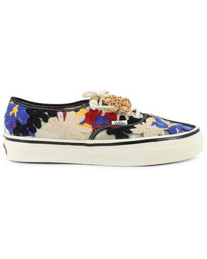 Vans Schoenen ,Veelkleurig ,Katoen Lx Authentic 44 Naaldwerk - Blauw