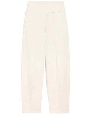 Ami Paris Wide Trousers - Natural