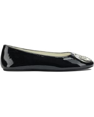 Tory Burch Minnie Travel Ballerina Flat - Schwarz