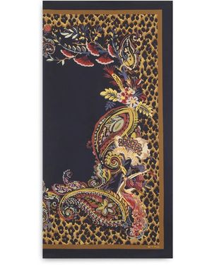 Etro Printed Silk Scarf - Meerkleurig