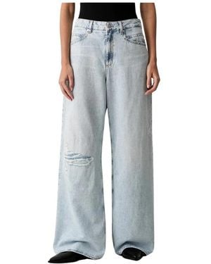 BOSS Wide Jeans - Azul