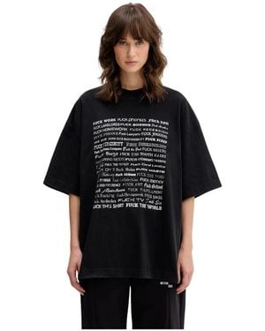 Vetements Everything T-Shirt - Zwart