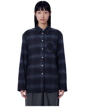 Our Legacy Overhemden ,Blauw ,Katoen Daisy Shirt