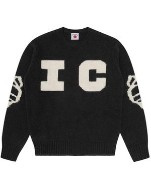 ICECREAM Rundhals-Strickware - Schwarz