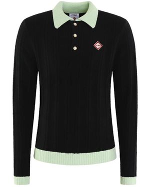 CASABLANCA Polo Shirts - Nero