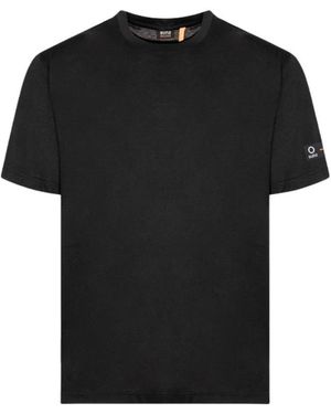 Suns Mercerisiertes Baumwoll-T-Shirt - Schwarz