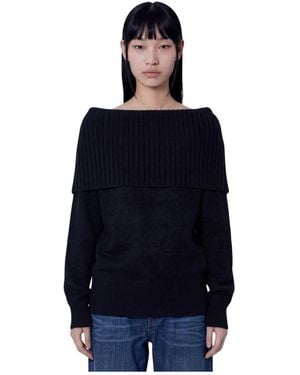 Sportmax Round-Neck Knitwear - Bleu