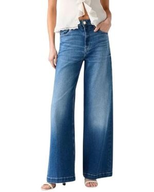 Guess Bellagio Wijde Jeans - Blauw