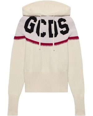 Gcds Round-Neck Knitwear - White