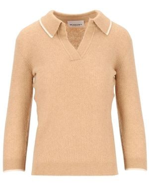 Isabel Marant Nathalie Polo Pullover - Natur