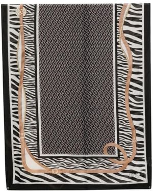 Liu Jo Logo Animalier Sjaal - Zwart