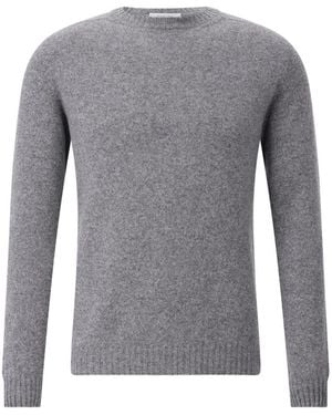 Boglioli Wolle & Kaschmir Strickpullover - Grau