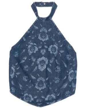 Pinko Sleeveless Tops - Blue